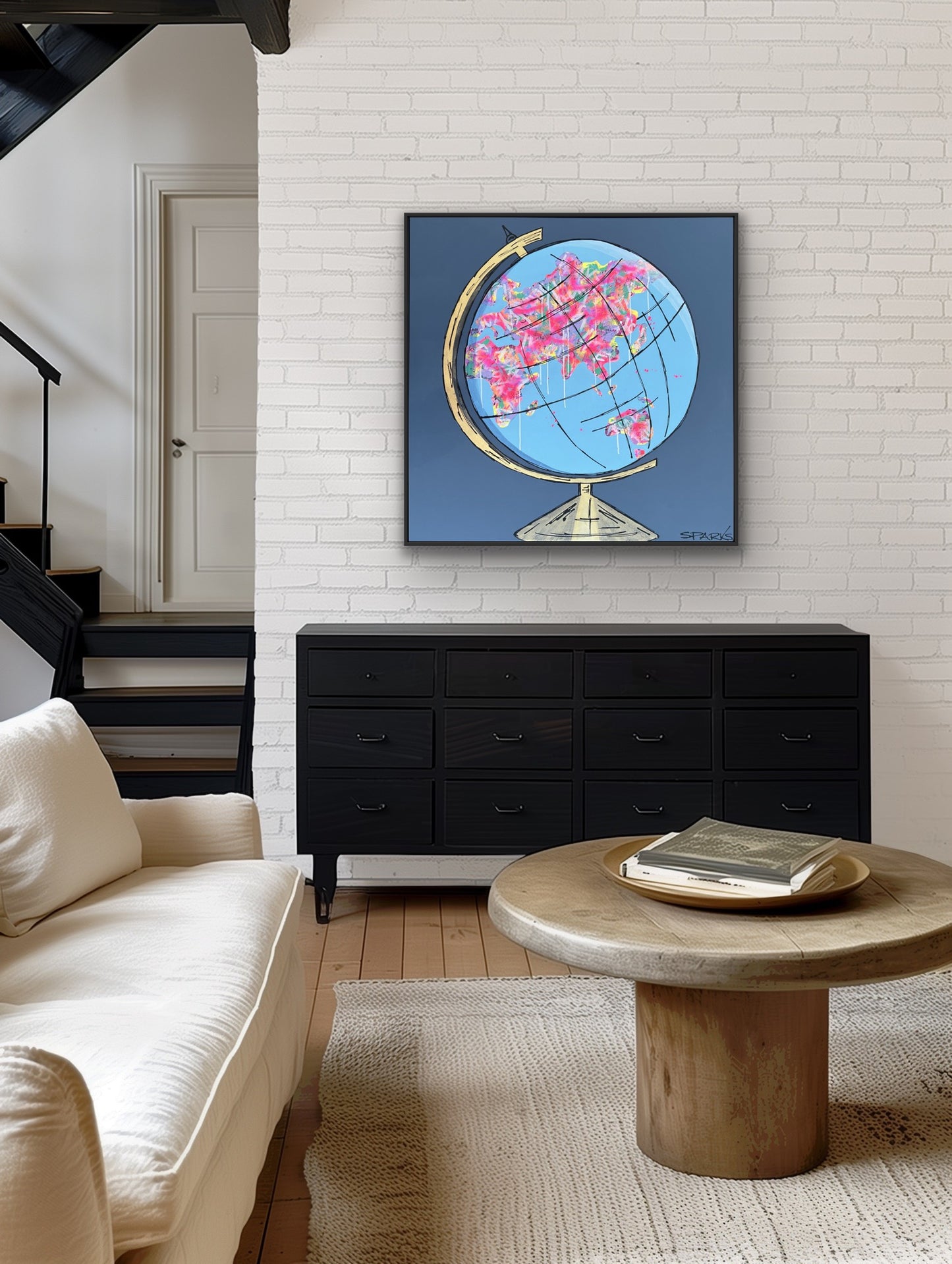 The World Is My Oyster III | 104 x 104cm