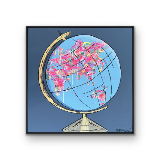 The World Is My Oyster III | 104 x 104cm