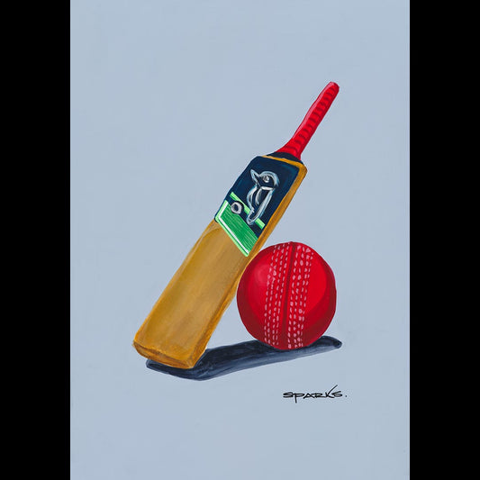 'Kookaburra Cricket' (Print)