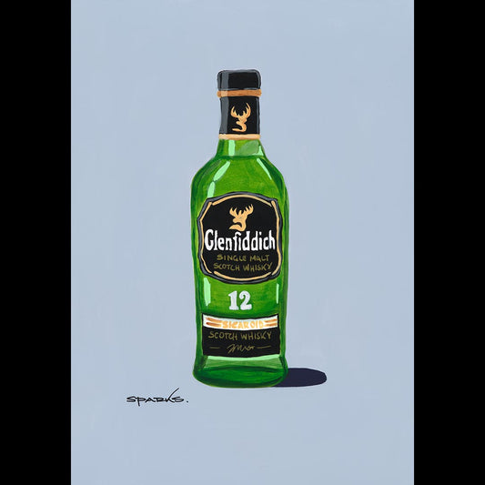 'Glenfiddich Whiskey' (Print)