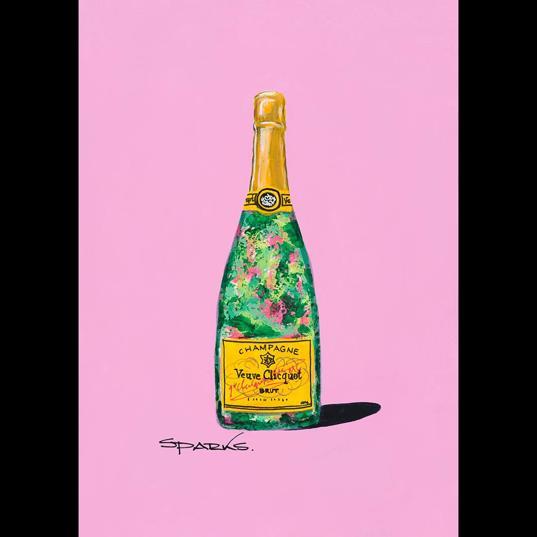 'Verve Clicquot Champagne' (Print)