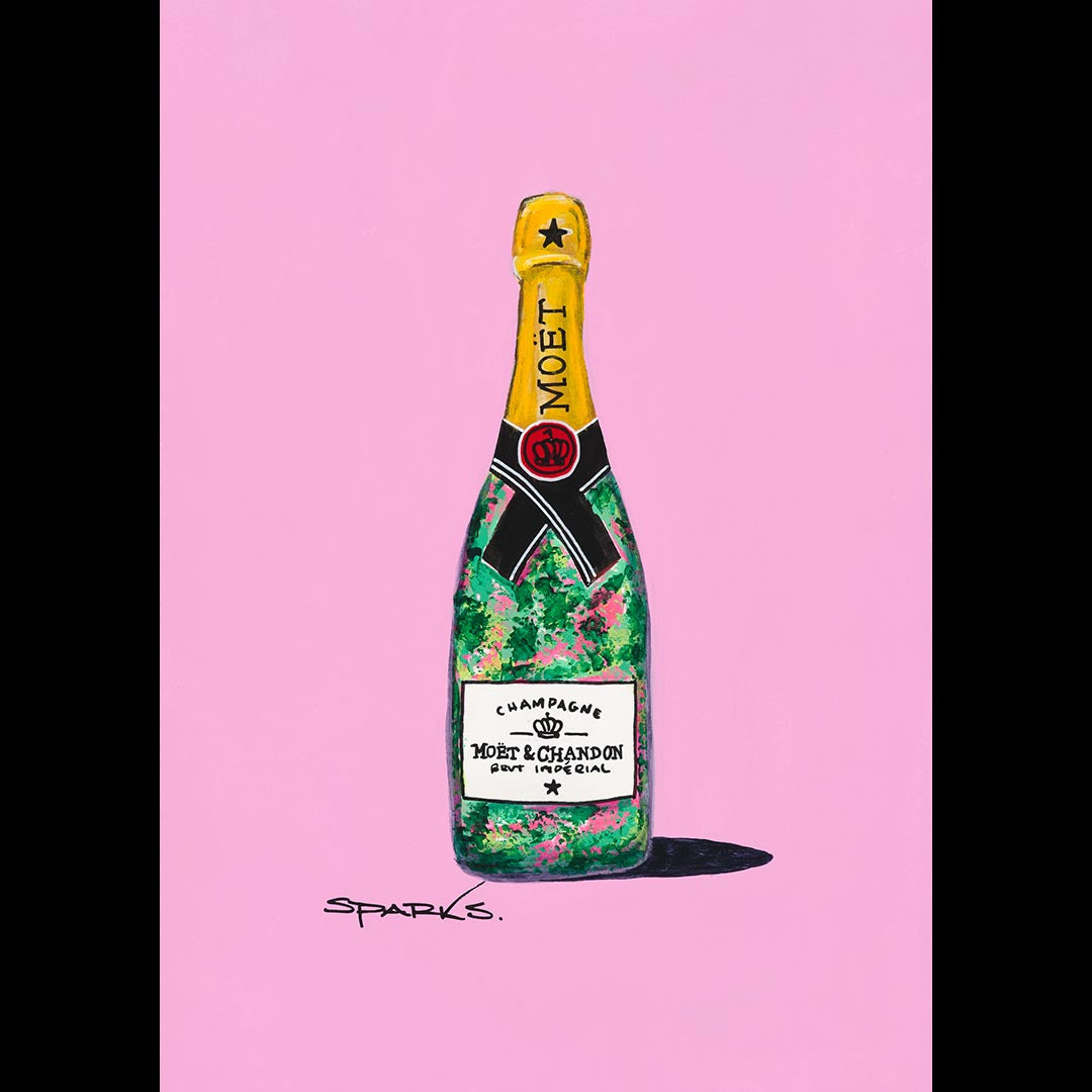 'Moet Champagne' (Print)