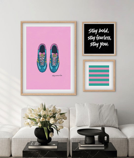 'Adidas Samba Shoes' (Print)