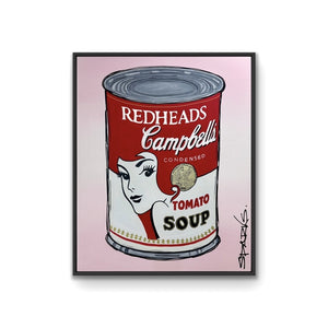 Redheads Reimagined | 83cm x 68cm | Framed in Black