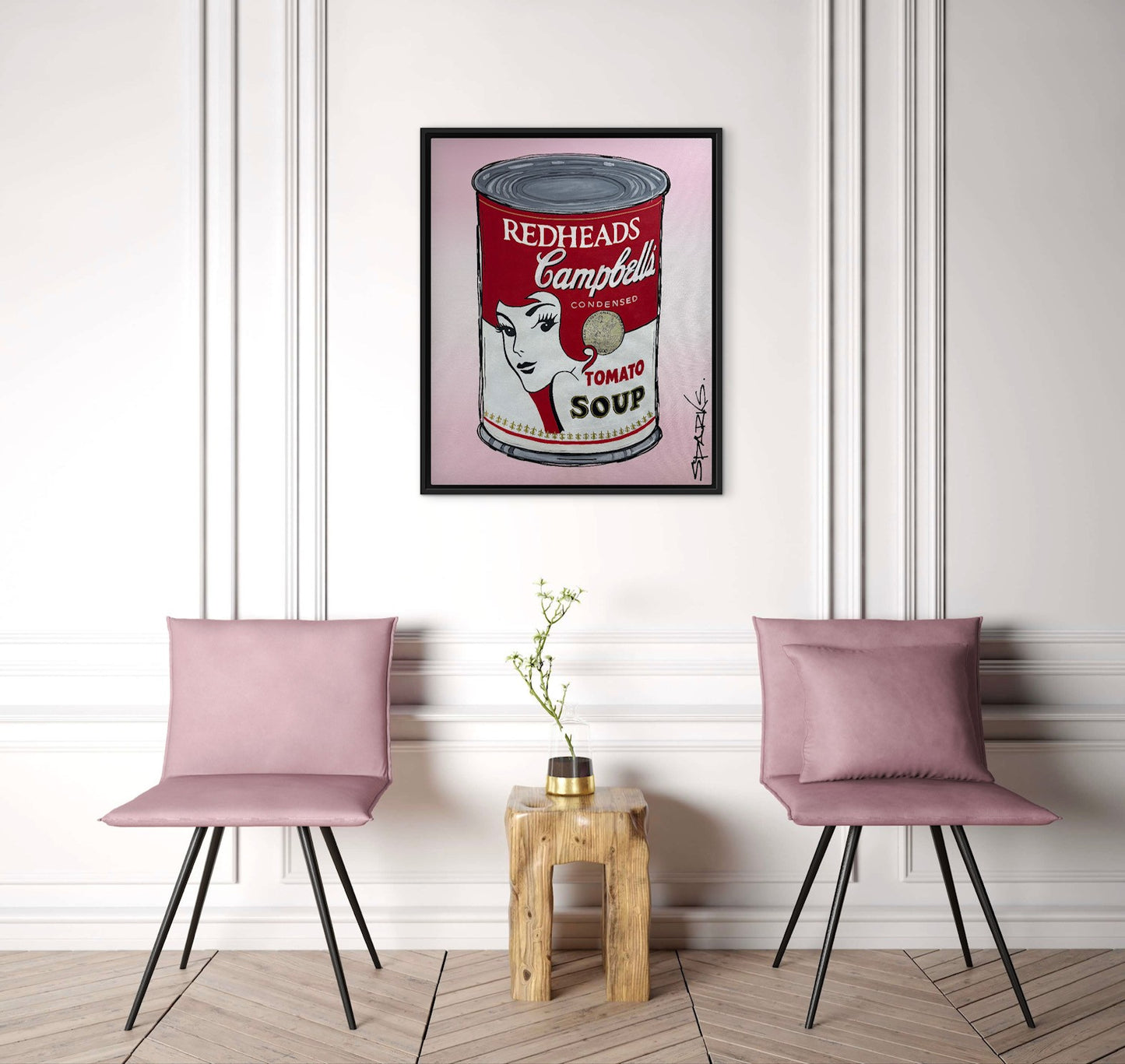 Redheads Reimagined | 83cm x 68cm | Framed in Black