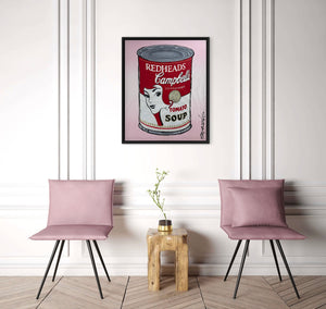 Redheads Reimagined | 83cm x 68cm | Framed in Black
