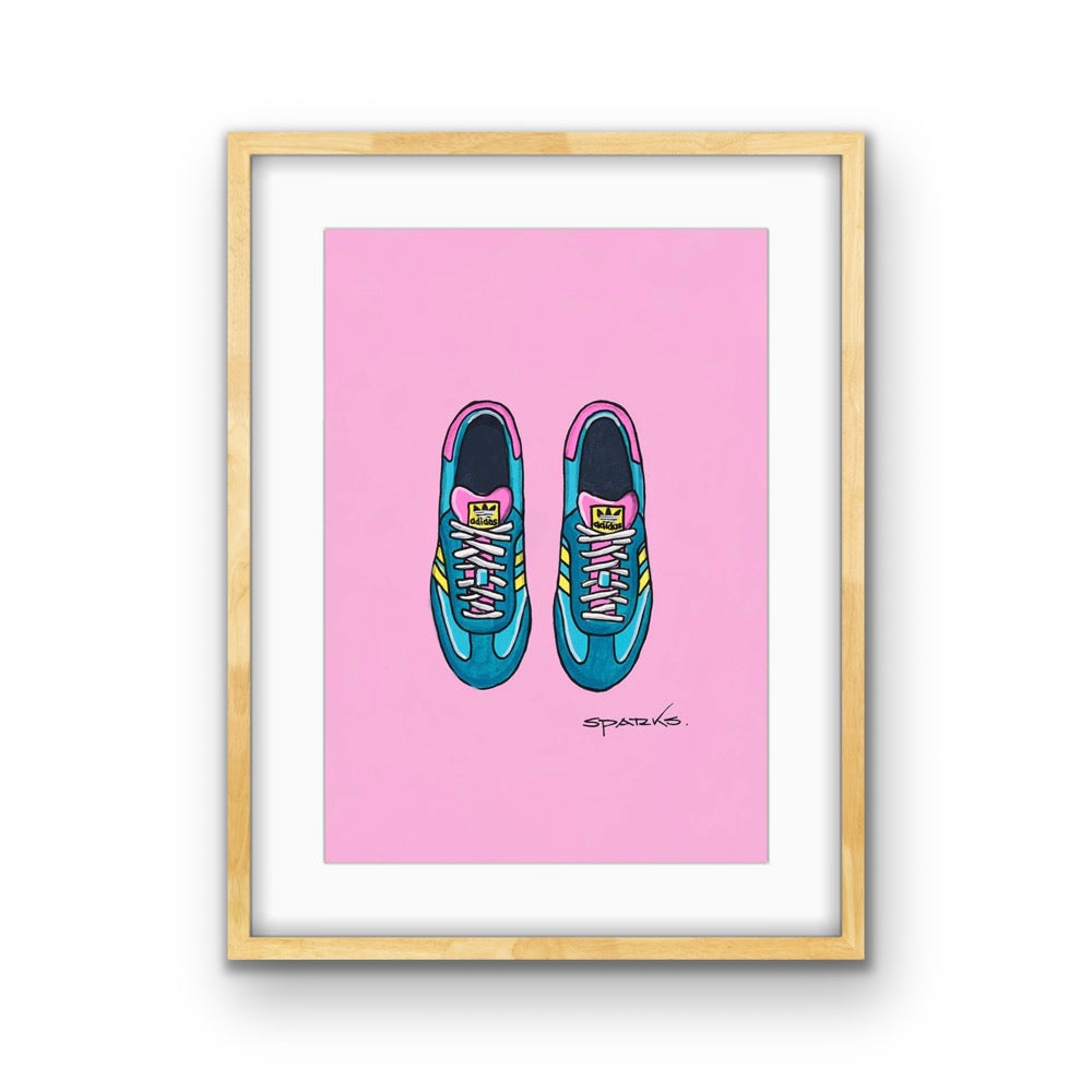 'Adidas Samba Shoes' (Print)