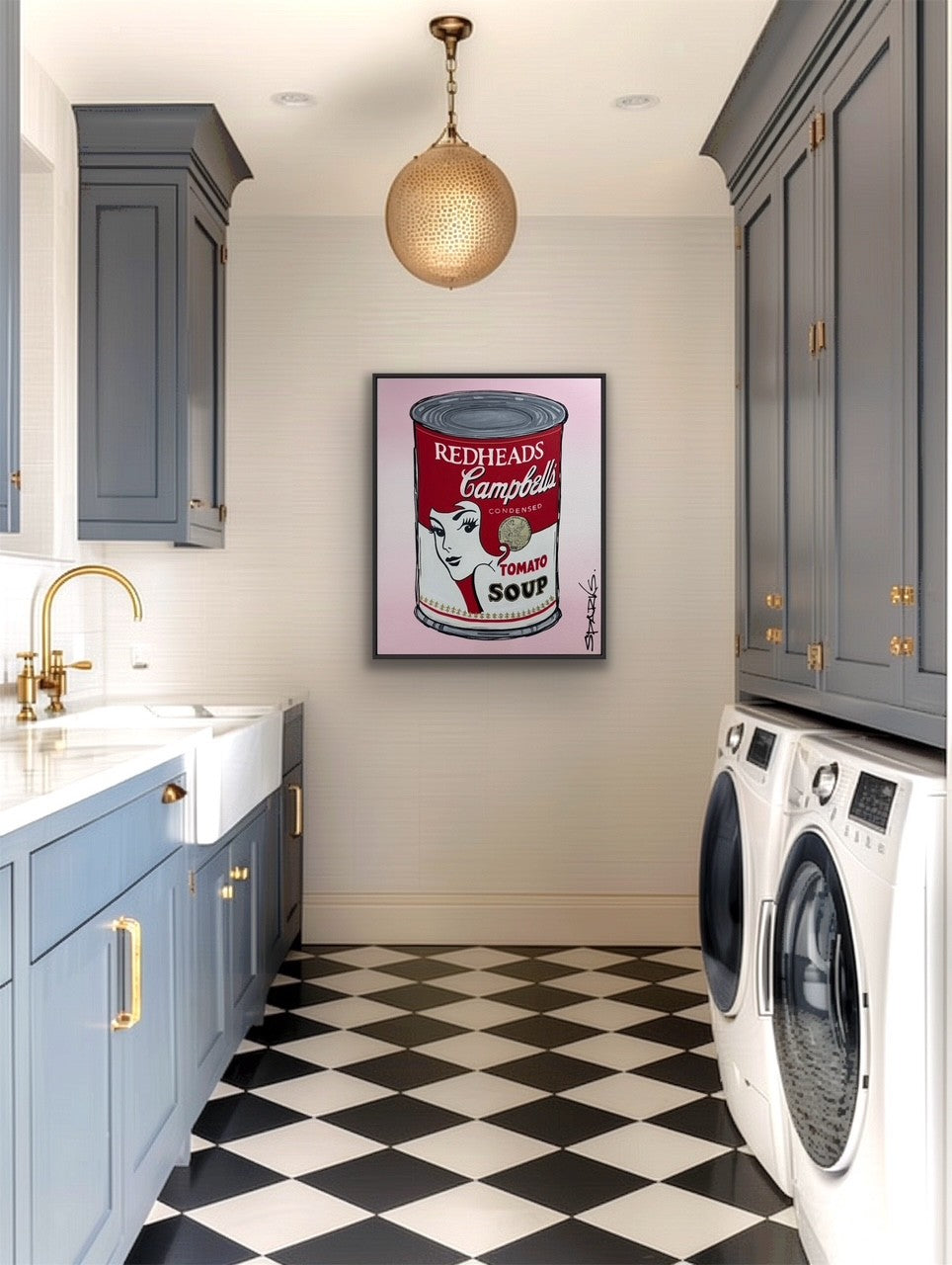 Redheads Reimagined | 83cm x 68cm | Framed in Black