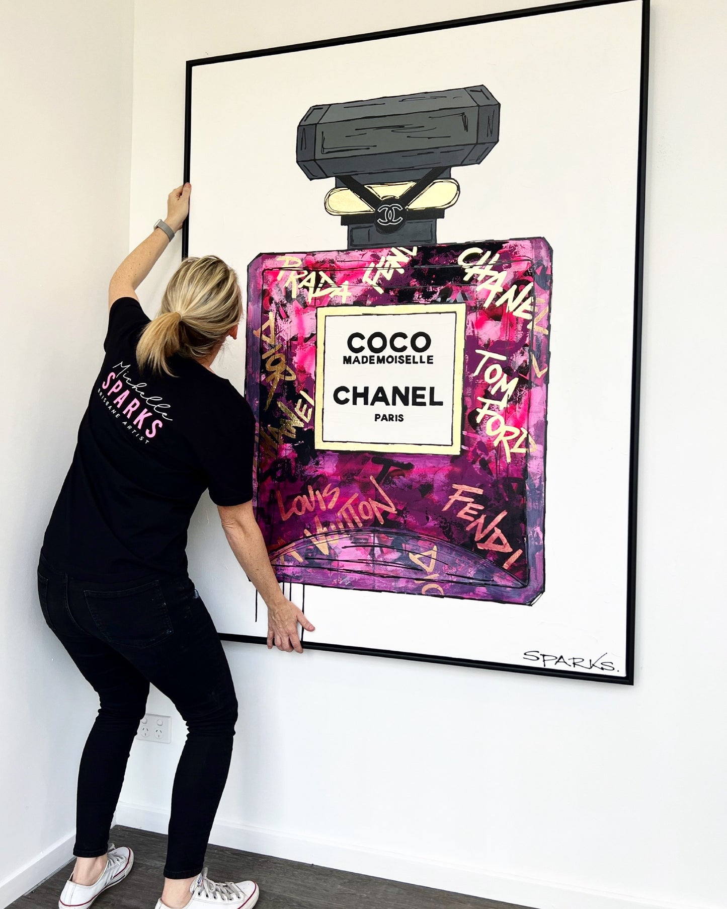 Coco Mademoiselle | 124 x 164cm | Framed