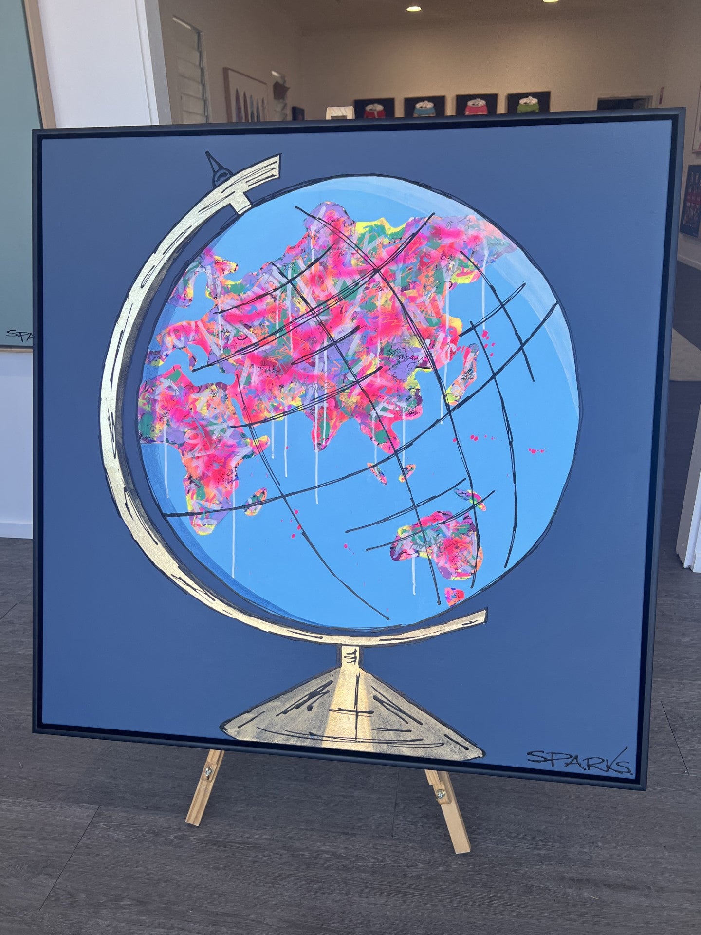 The World Is My Oyster III | 104 x 104cm