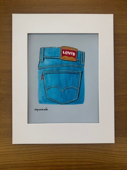 'Levi Jeans' (Print)