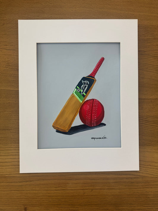 'Kookaburra Cricket' (Print)