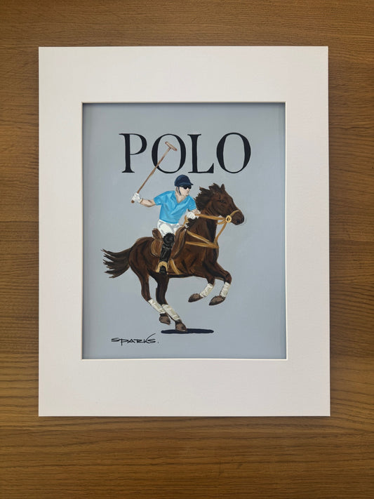 'The Game Of Polo' (Print)