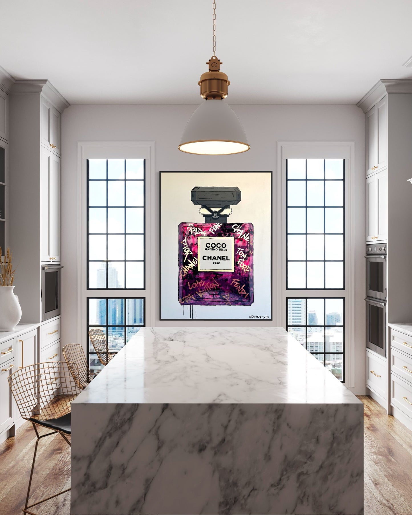 Coco Mademoiselle | 124 x 164cm | Framed