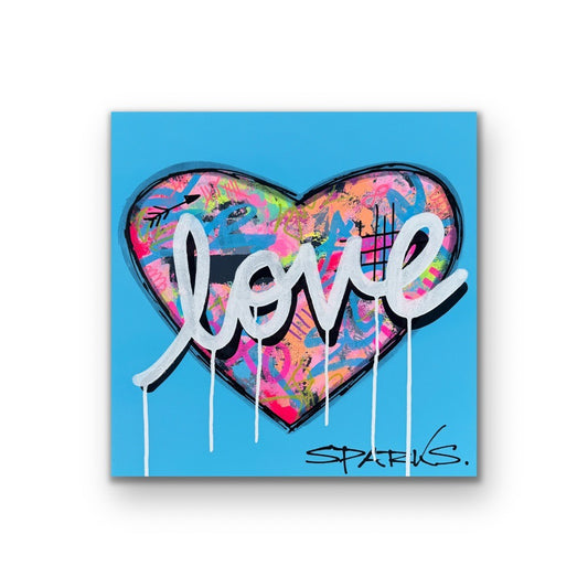 Happy Love | 46cm x 46cm | Unframed
