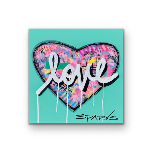 Sweet Love | 46cm x 46cm | Unframed