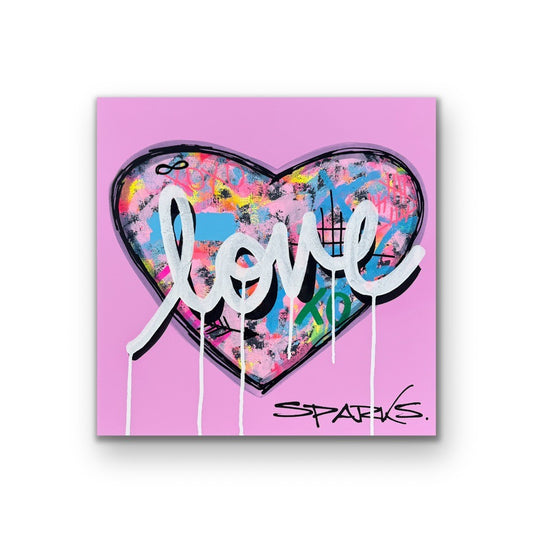 Bold Love | 46cm x 46cm | Unframed