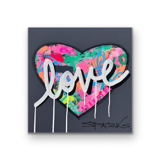 Warm Love | 46cm x 46cm | Unframed