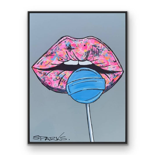 Bubble gum flavour | 105 x 79cm | Framed