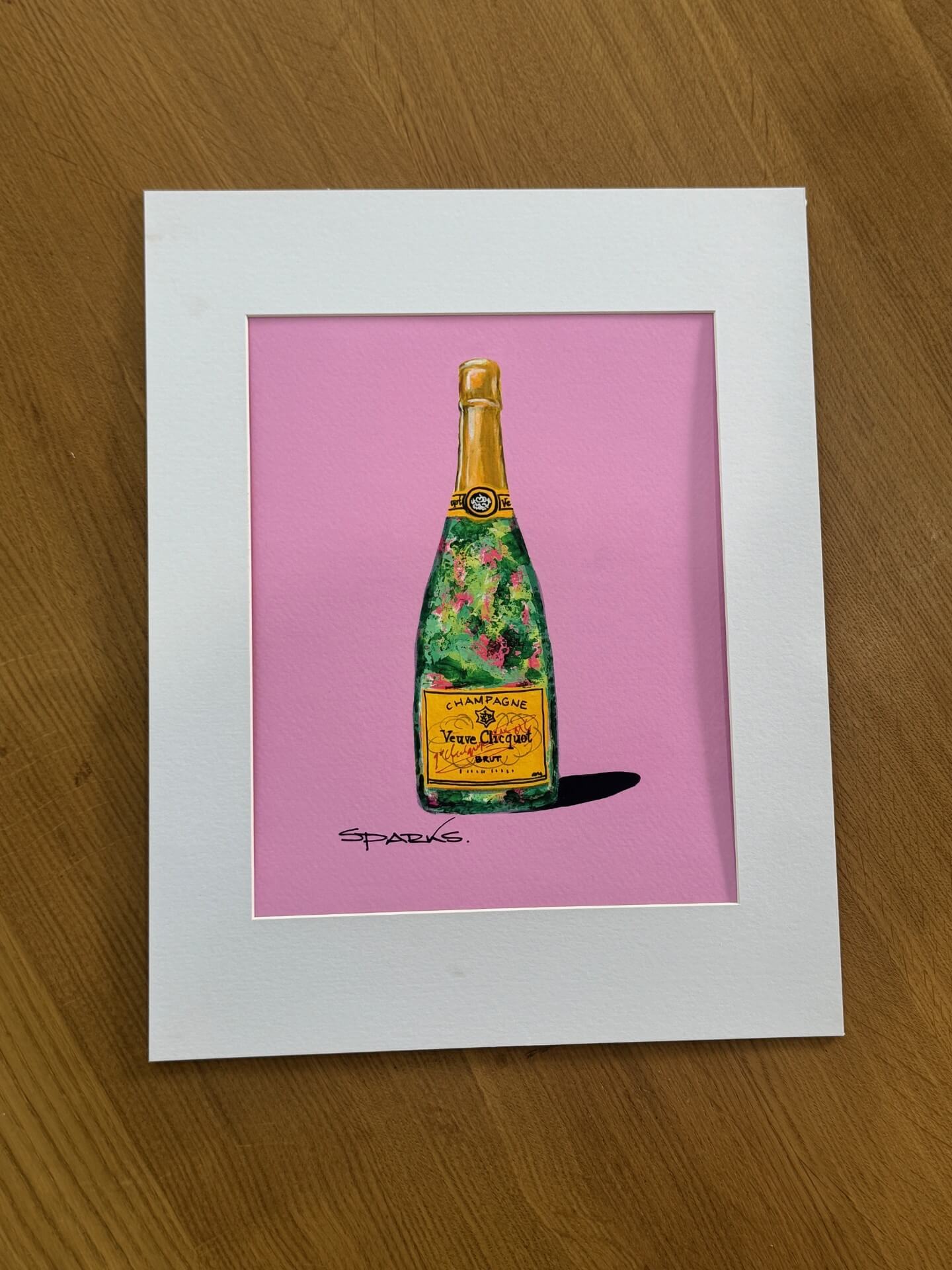 'Verve Clicquot Champagne' (Print)
