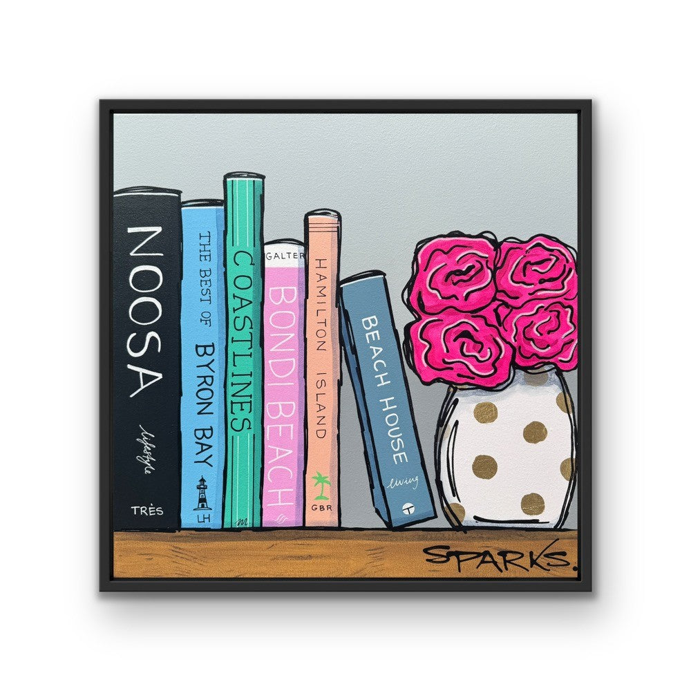 Beach Time | 49cm x 49cm | Framed