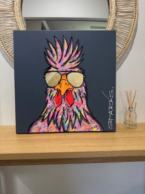 The Fire Cracker | 61 x 61cm | Unframed