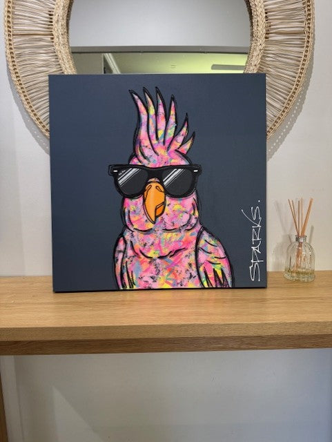 The Social Butterfly | 61 x 61cm | Unframed