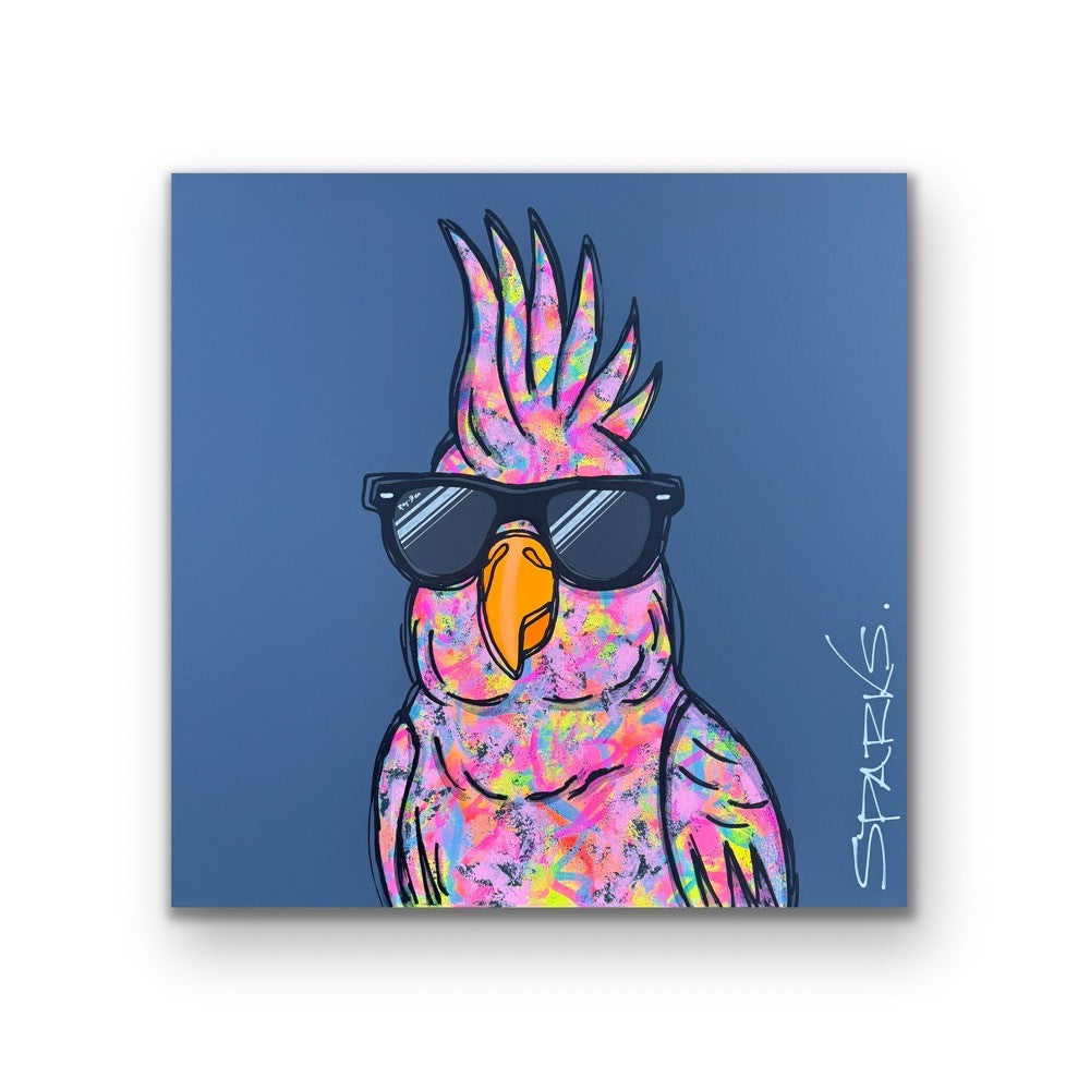 The Social Butterfly | 61 x 61cm | Unframed