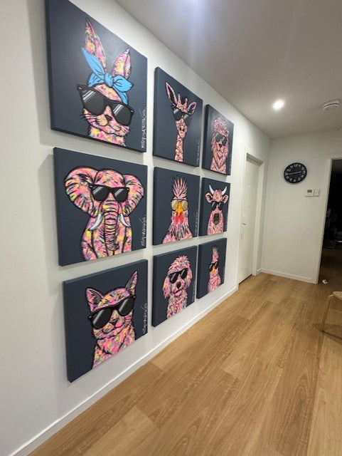 The Fire Cracker | 61 x 61cm | Unframed