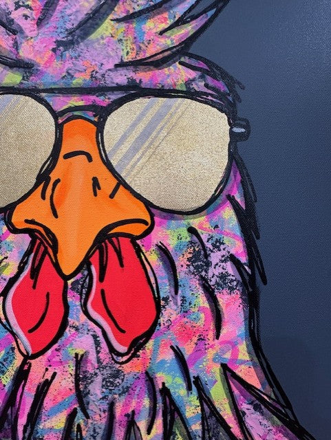 The Fire Cracker | 61 x 61cm | Unframed