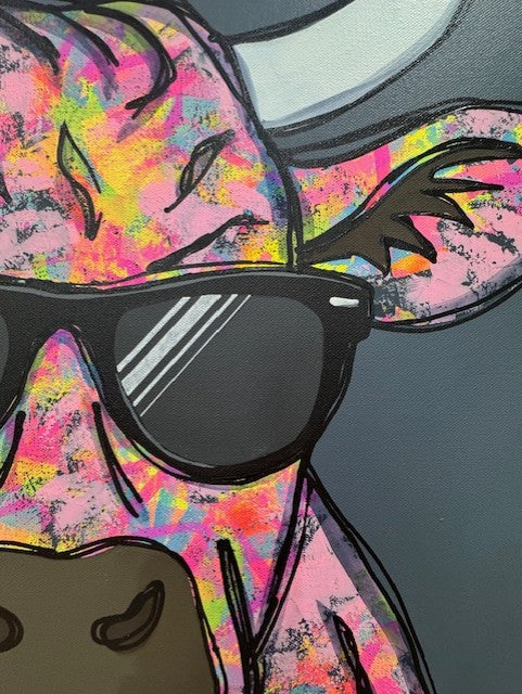 The Grounded Powerhouse | 61 x 61cm | Unframed