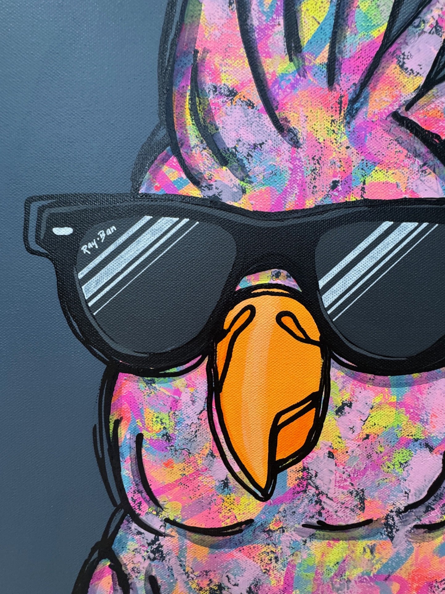 The Social Butterfly | 61 x 61cm | Unframed