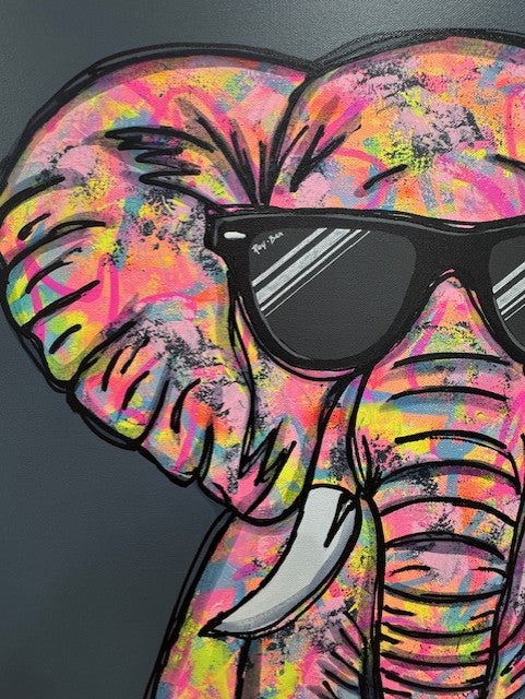 The Wise One| 61 x 61cm | Unframed