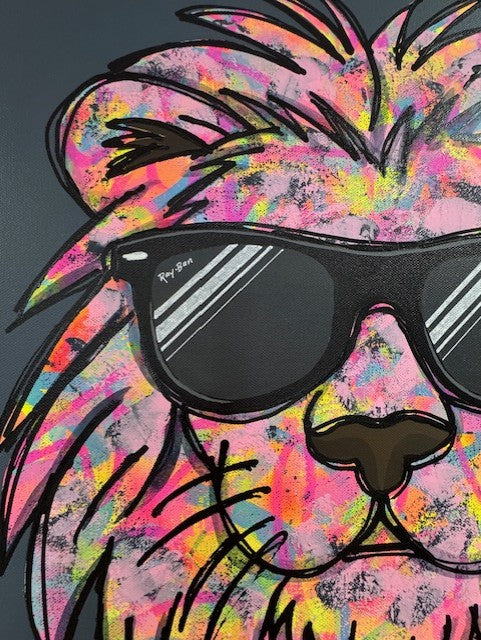 The Confident Leader| 61 x 61cm | Unframed