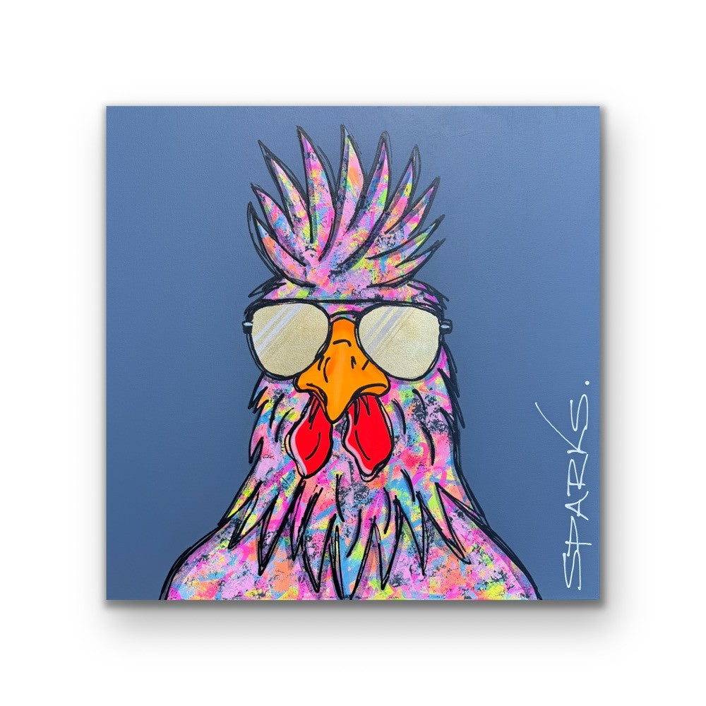 The Fire Cracker | 61 x 61cm | Unframed