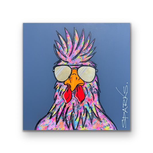 The Fire Cracker | 61 x 61cm | Unframed